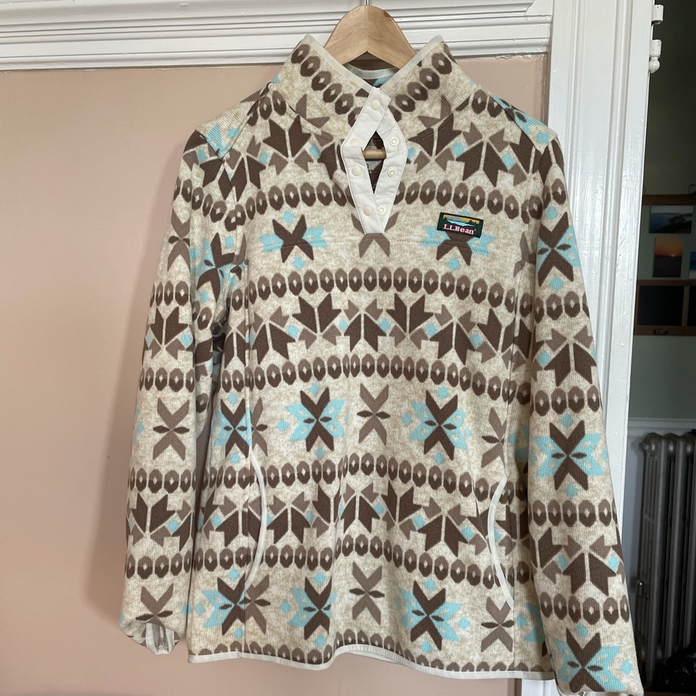 LLBean Fleece Sweater Pullover